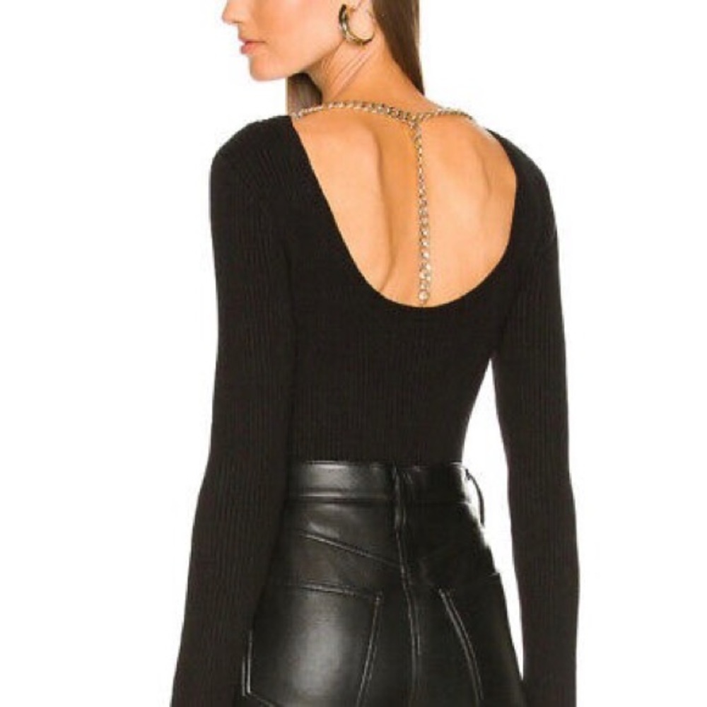 Revolve - ASTR The Label Elson Sweater Black size M